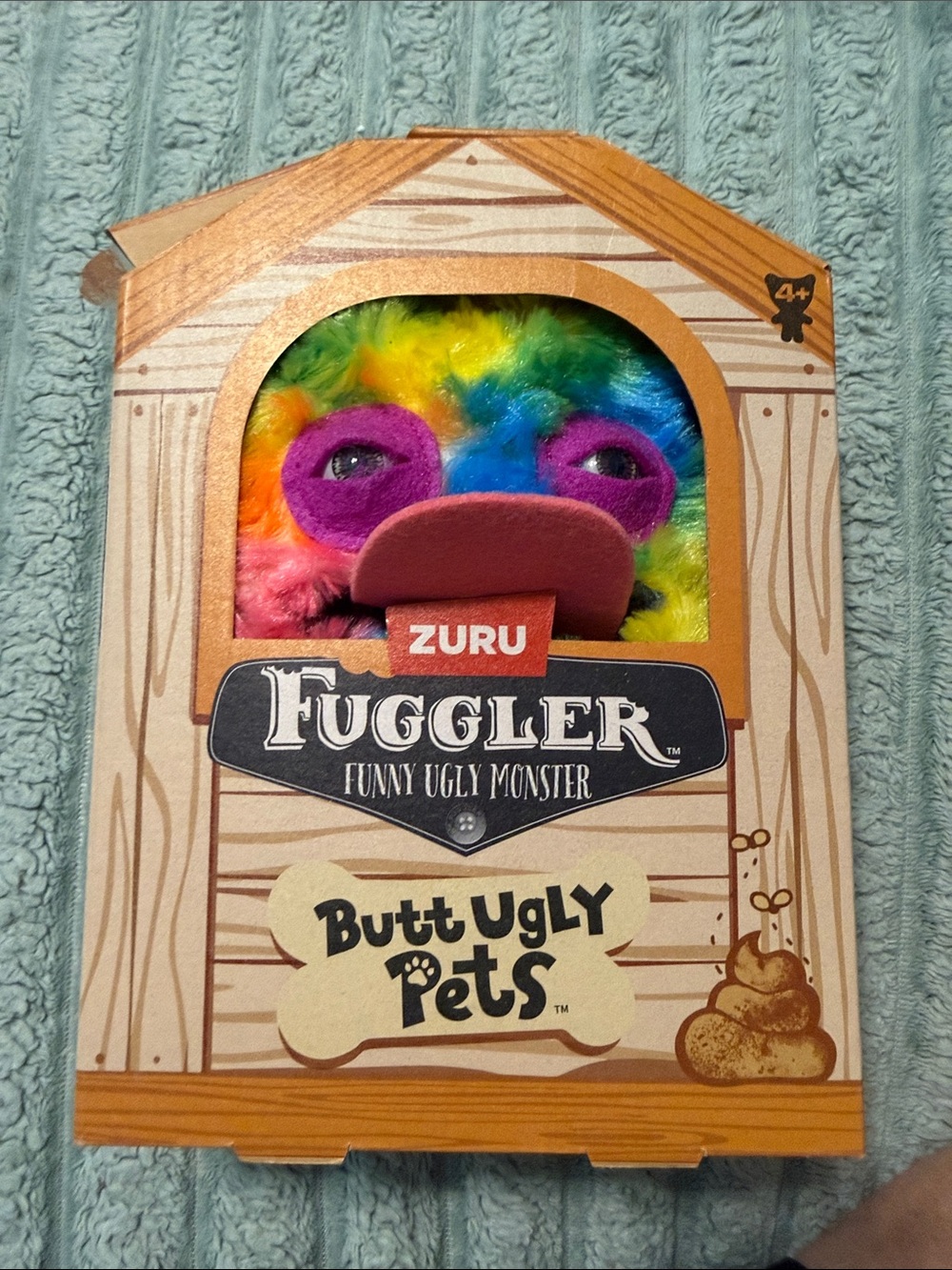 ZURU Fuggler Butt Ugly Pets Rainbow Plush - Multicolor